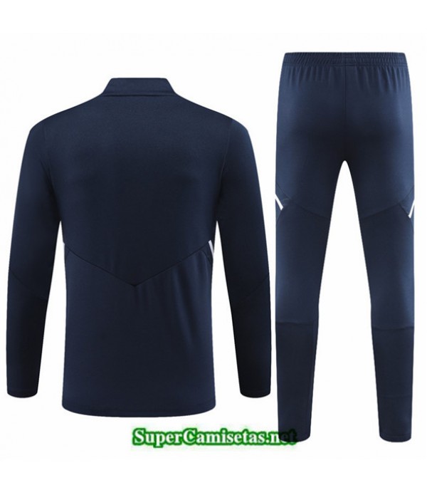 Tailandia Camiseta Chandal Real Madrid Niño Azul 2022 2023 Diseño