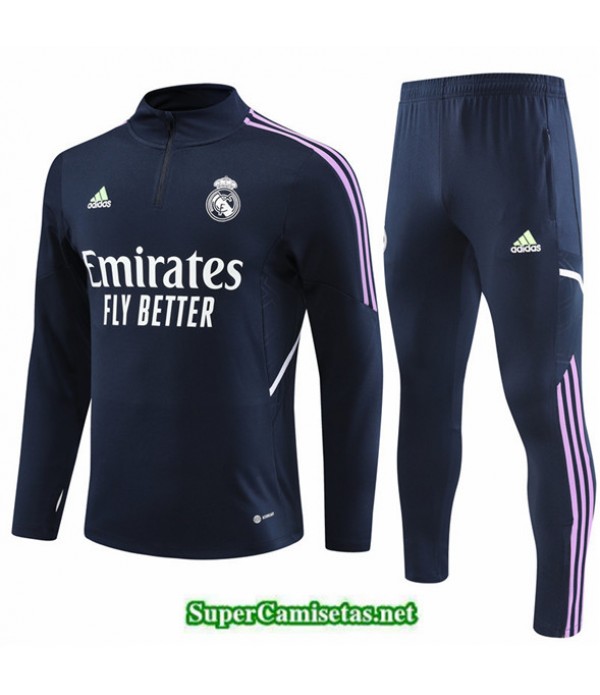 Tailandia Camiseta Chandal Real Madrid Niño Azul ...