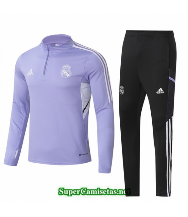 Tailandia Camiseta Chandal Real Madrid Niño Viole...