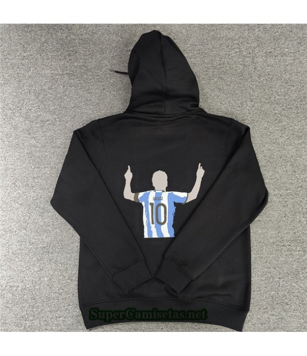 Tailandia Camiseta Chaqueta Argentina Sudadera Con Capucha Negro 2022 2023 Diseño