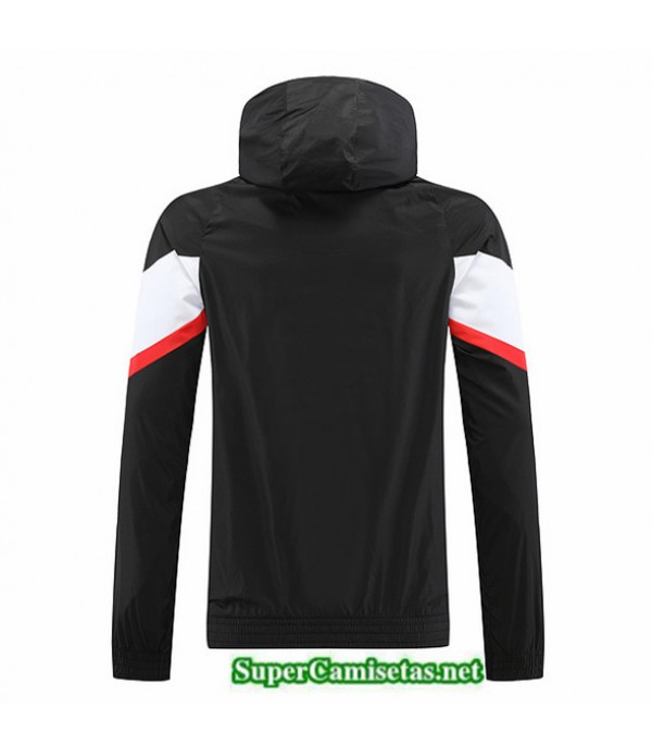 Tailandia Camiseta Chaqueta Atletico Madrid Rompevientos Negro 2022 2023 Tienda