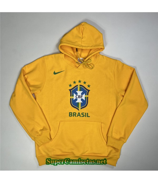 Tailandia Camiseta Chaqueta Brasil Sudadera Con Capucha Amarillo 2023 2024 Replicas