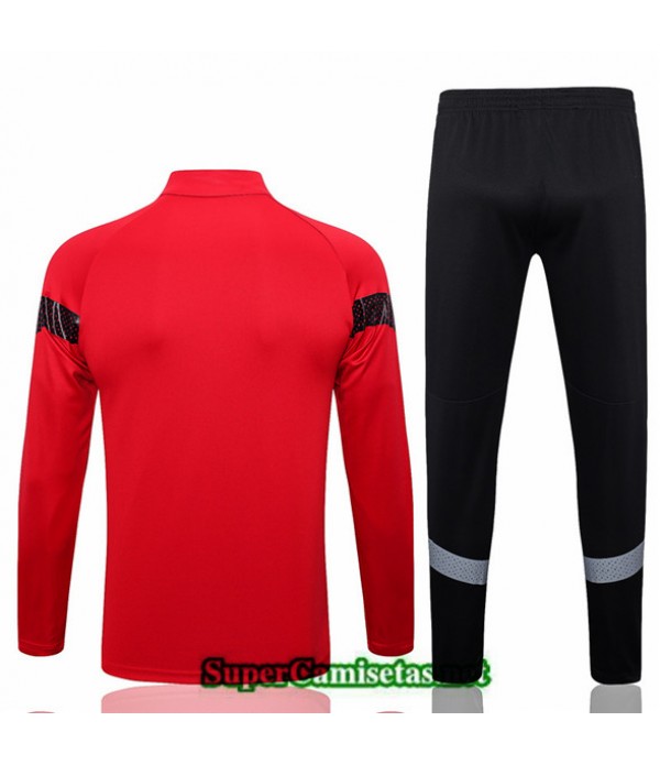 Tailandia Camiseta Chaqueta Chandal Ac Milan Rojo 2022 2023 Replicas