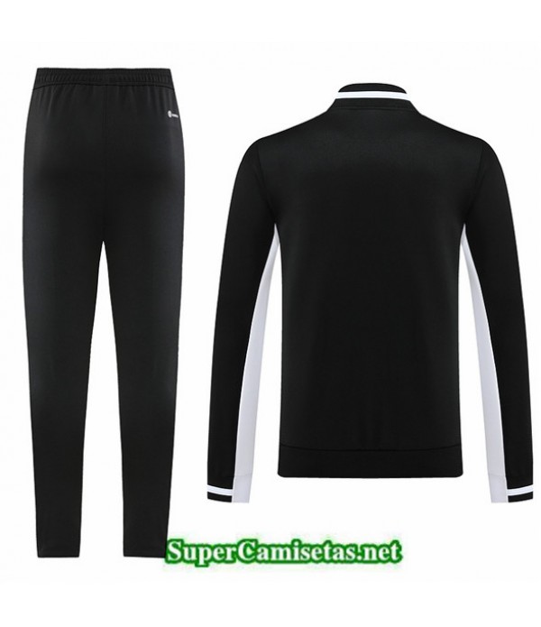 Tailandia Camiseta Chaqueta Chandal Adidas Negro 2023 2024 Baratas