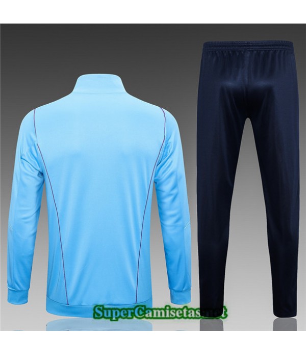 Tailandia Camiseta Chaqueta Chandal Argentina 3stars Azul 2023 2024 Diseño