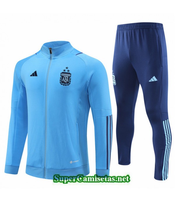 Tailandia Camiseta Chaqueta Chandal Argentina 3stars Azul 2023 2024 Online