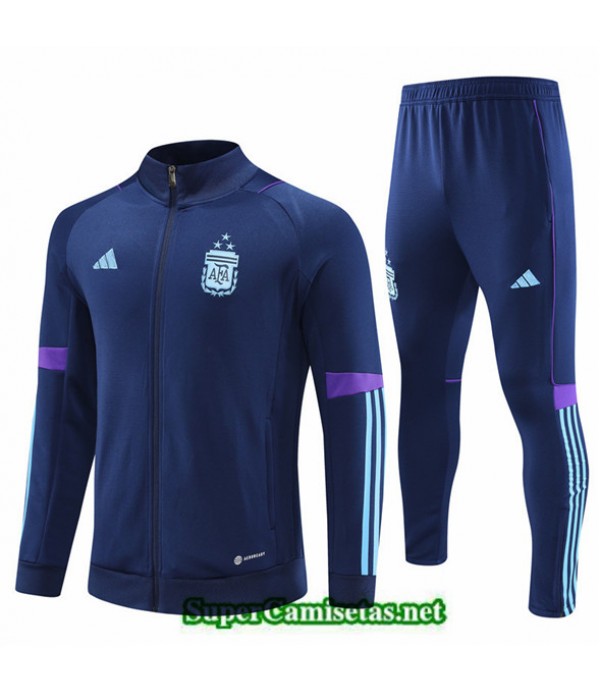 Tailandia Camiseta Chaqueta Chandal Argentina 3stars Azul 2023 2024 Replicas