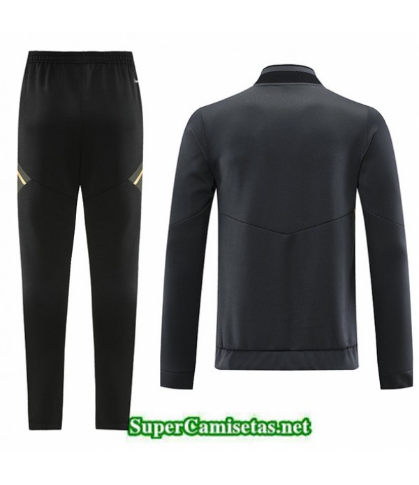 Tailandia Camiseta Chaqueta Chandal Arsenal Negro 2022 2023 Buscar