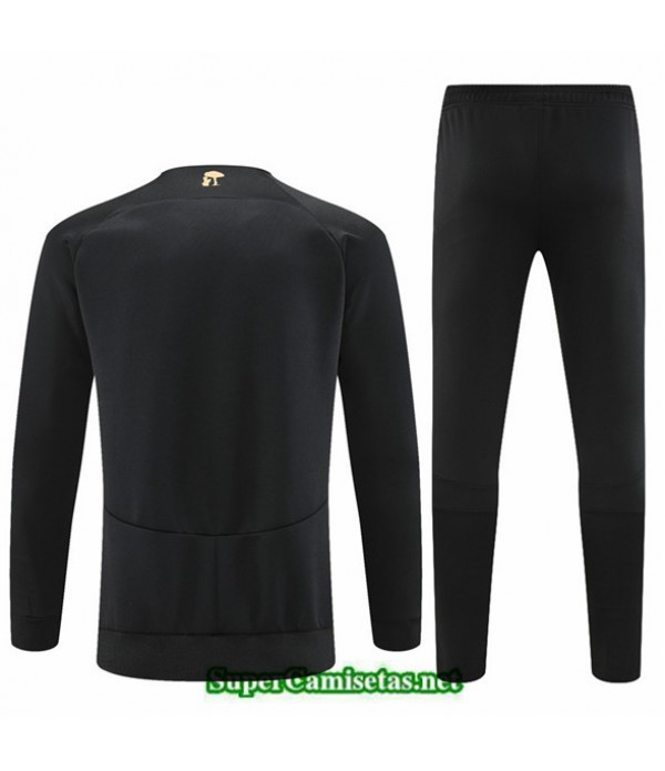 Tailandia Camiseta Chaqueta Chandal Atletico Madrid Niño Negro 2022 2023 Replicas