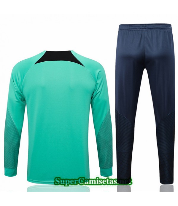 Tailandia Camiseta Chaqueta Chandal Chelsea Verde 2022 2023 Baratas