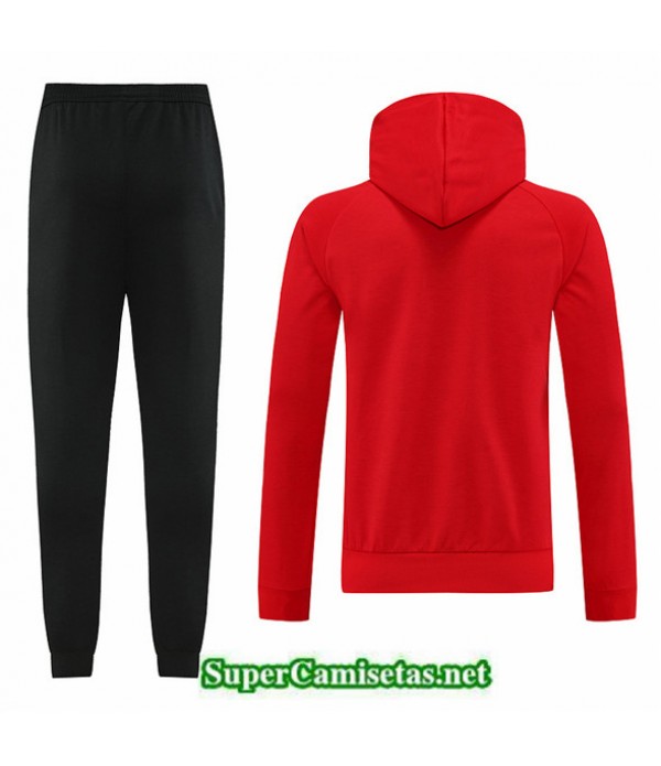 Tailandia Camiseta Chaqueta Chandal Con Capucha Arsenal Rojo 2022 2023 Diseño