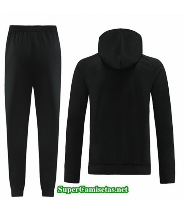 Tailandia Camiseta Chaqueta Chandal Con Capucha Manchester United Negro 2022 2023 Online