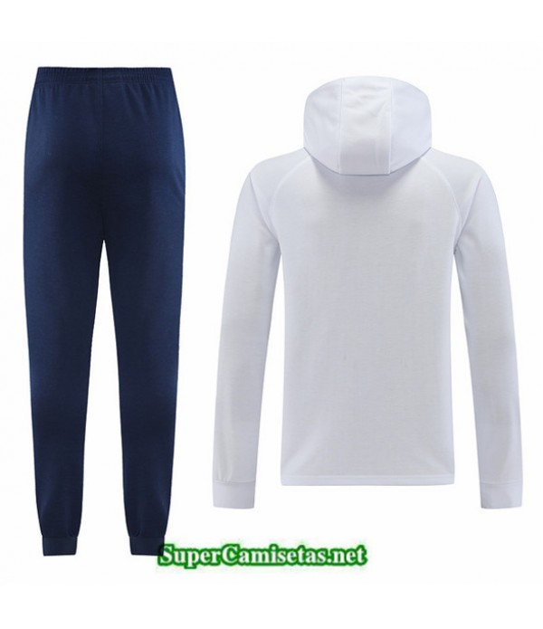 Tailandia Camiseta Chaqueta Chandal Con Capucha Paris Psg Blanco 2022 2023 Online