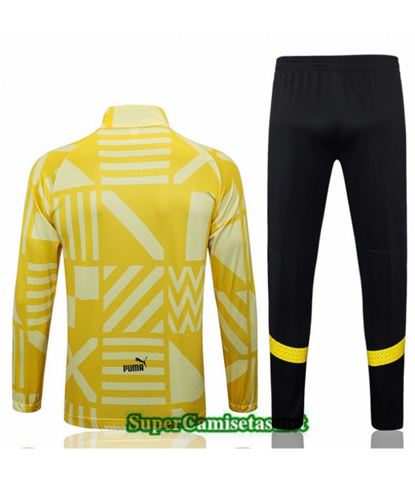 Tailandia Camiseta Chaqueta Chandal Dortmund Amarillo 2022 2023 Buscar
