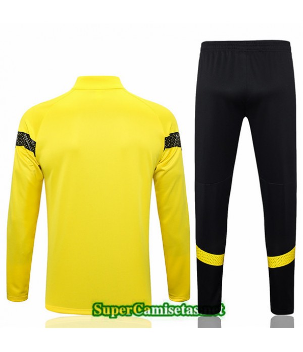 Tailandia Camiseta Chaqueta Chandal Dortmund Amarillo 2022 2023 Online