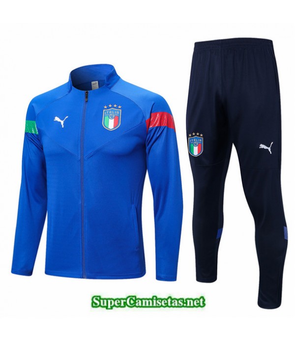 Tailandia Camiseta Chaqueta Chandal Italia Azul 2022 2023 Buscar