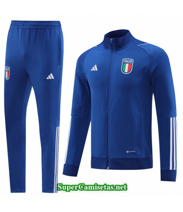 Tailandia Camiseta Chaqueta Chandal Italia Azul 2022 2023 Tienda