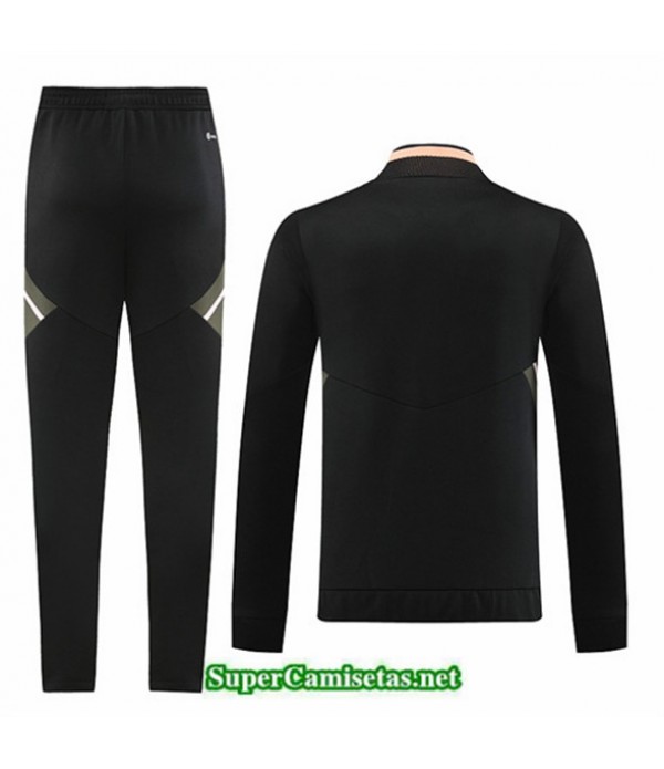 Tailandia Camiseta Chaqueta Chandal Juventus Negro 2022 2023 Tienda