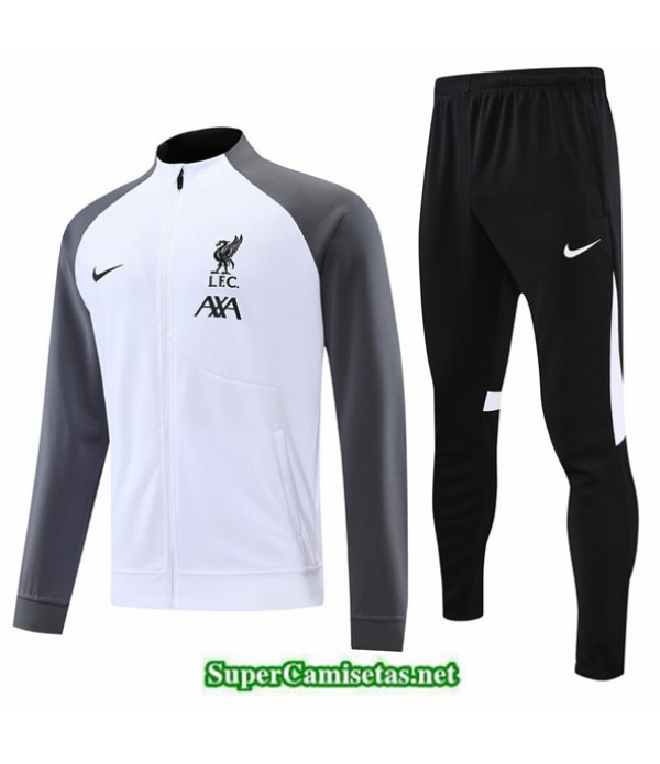 Tailandia Camiseta Chaqueta Chandal Liverpool Blanco 2022 2023 Buscar