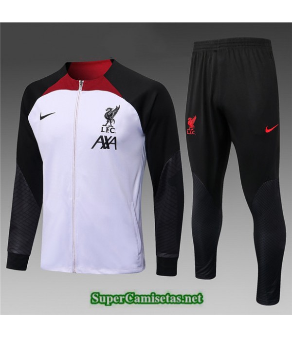 Tailandia Camiseta Chaqueta Chandal Liverpool Niño Blanco 2022 2023 Buscar