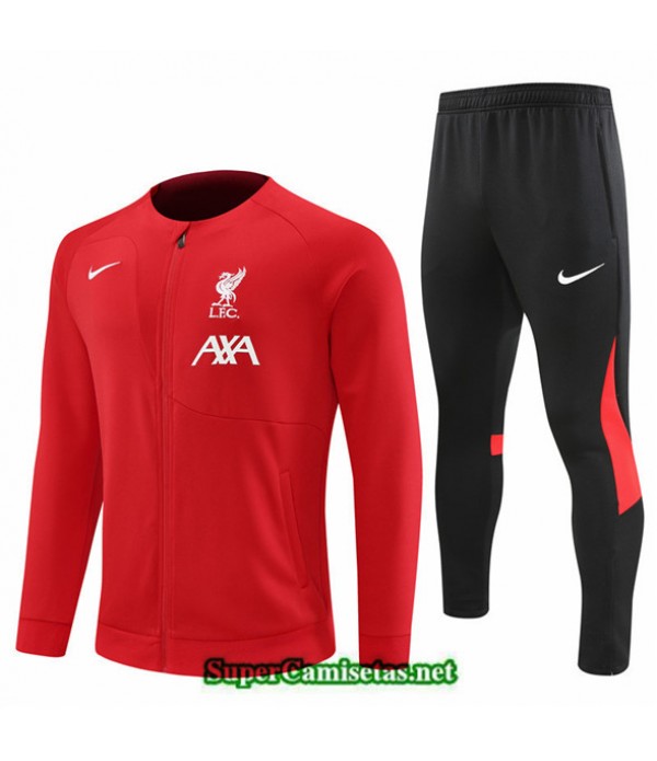 Tailandia Camiseta Chaqueta Chandal Liverpool Rojo 2022 2023 Replicas