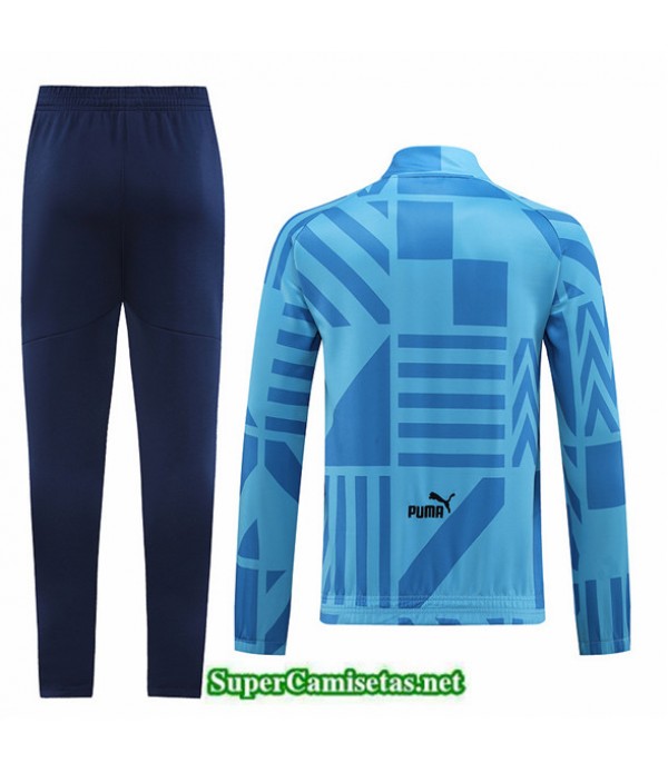 Tailandia Camiseta Chaqueta Chandal Manchester City Azul 2022 2023 Outlet