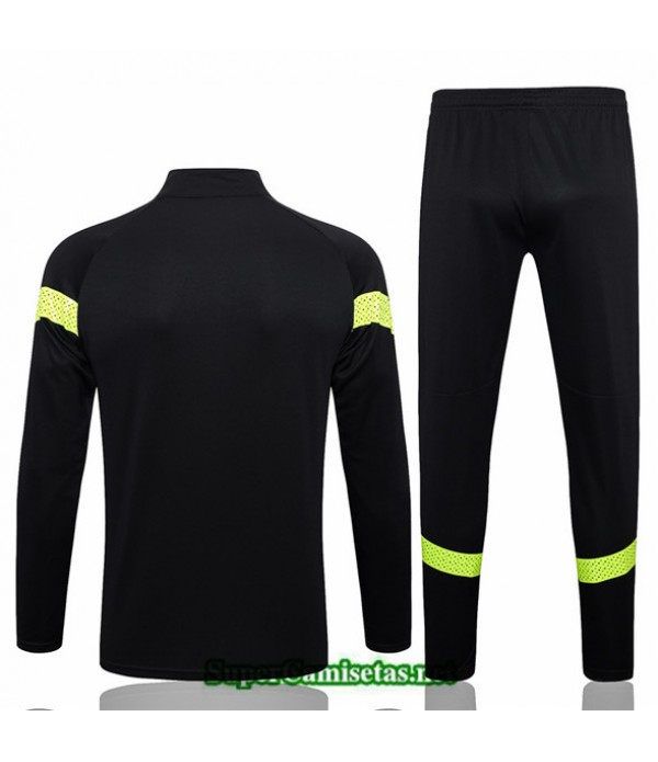 Tailandia Camiseta Chaqueta Chandal Manchester City Negro 2022 2023 Baratas