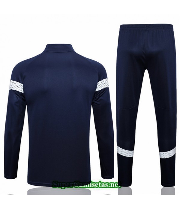 Tailandia Camiseta Chaqueta Chandal Marsella Azul 2022 2023 Diseño