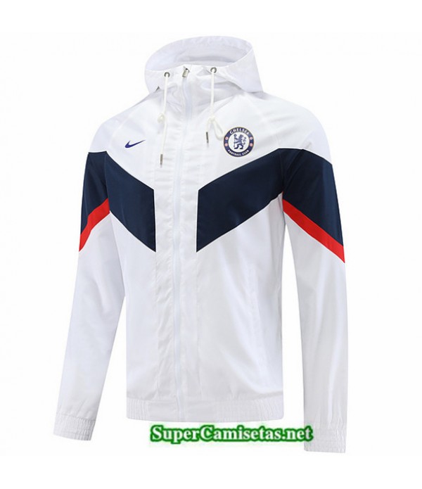 Tailandia Camiseta Chaqueta Chelsea Rompevientos Blanco 2022 2023 Buscar