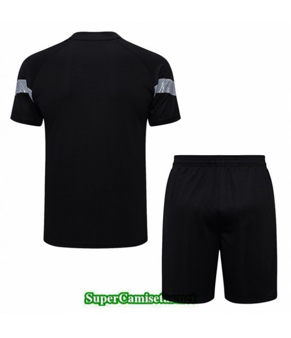 Tailandia Camiseta Kit De Entrenamiento Ac Milan + Corto Negro 2022 2023 Outlet