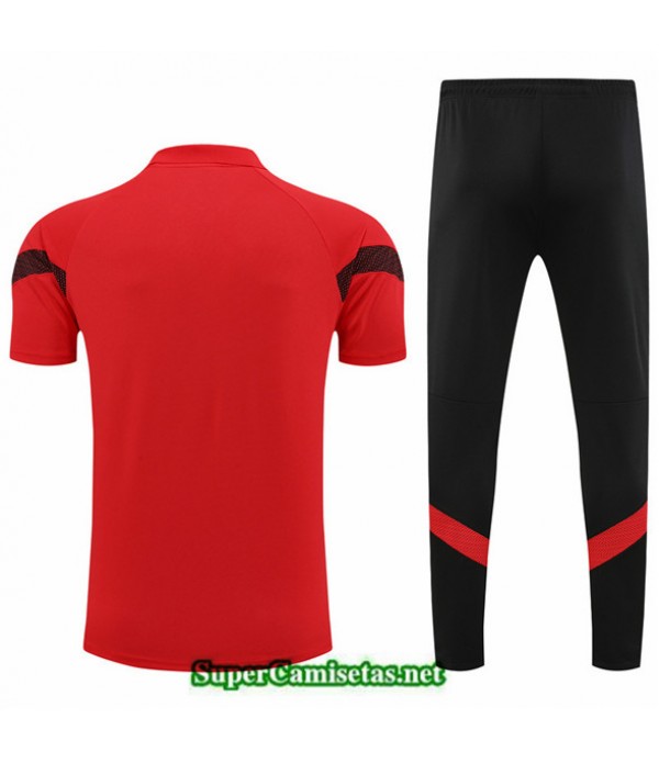 Tailandia Camiseta Kit De Entrenamiento Ac Milan Rojo 2022 2023 Baratas