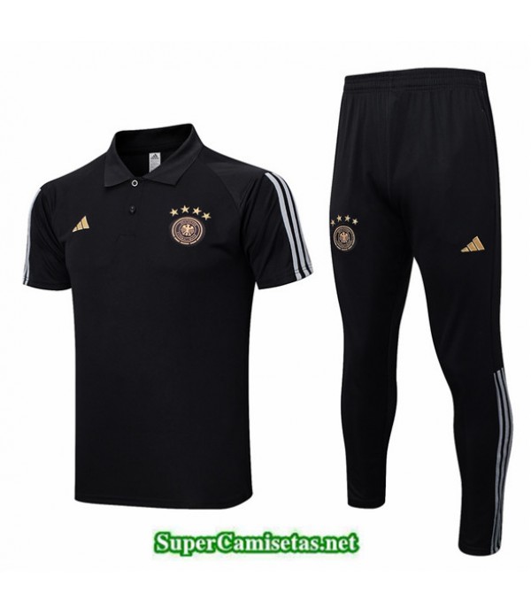 Tailandia Camiseta Kit De Entrenamiento Alemania Polo Negro 2022 2023 Outlet