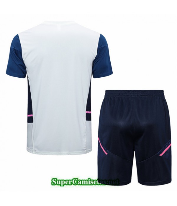 Tailandia Camiseta Kit De Entrenamiento Arsenal + Corto Blanco 2022 2023 Online