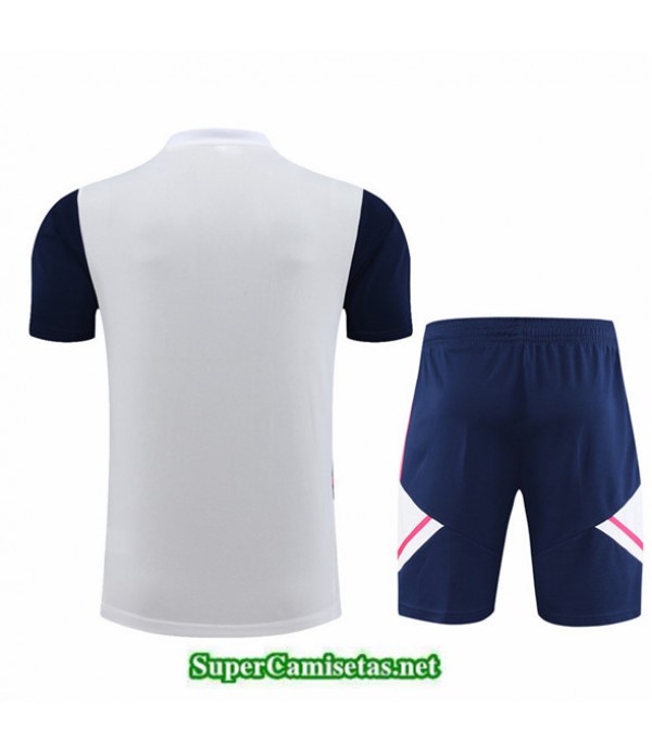 Tailandia Camiseta Kit De Entrenamiento Arsenal Niño + Corto Blanco 2022 2023 Replicas