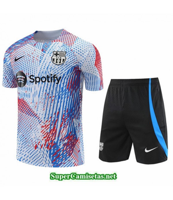 Tailandia Camiseta Kit De Entrenamiento Barcelona + Corto Azul 2022 2023 Buscar