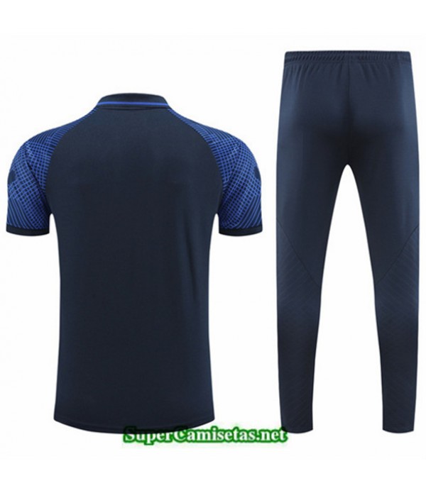 Tailandia Camiseta Kit De Entrenamiento Barcelona Azul 2022 2023 Baratas