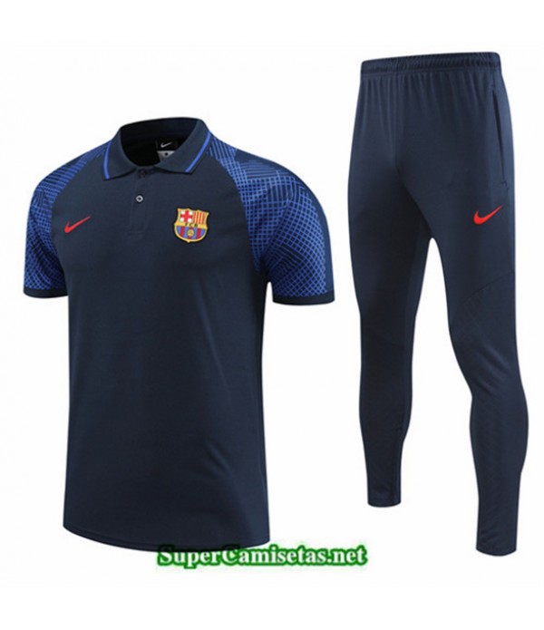 Tailandia Camiseta Kit De Entrenamiento Barcelona Azul 2022 2023 Baratas