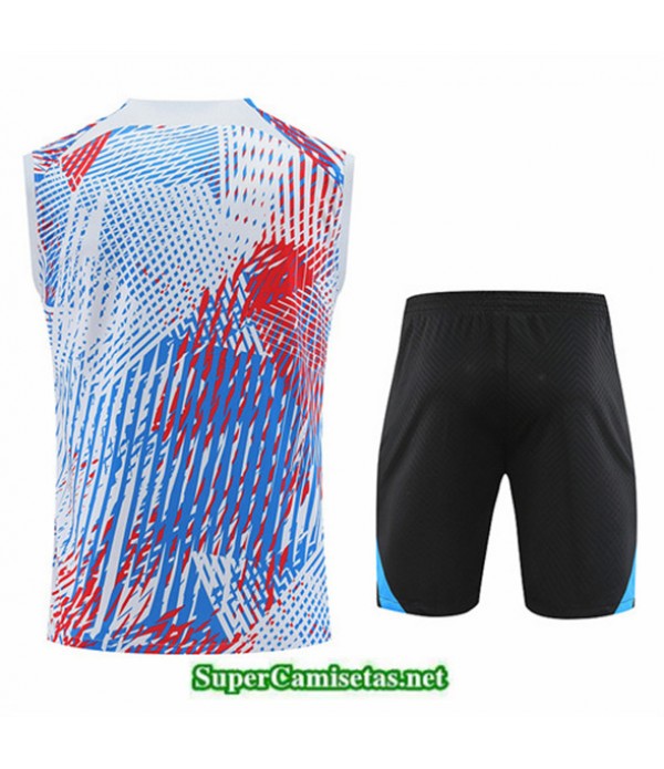 Tailandia Camiseta Kit De Entrenamiento Barcelona Chaleco Azul 2022 2023 Replicas