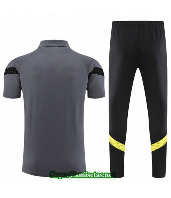 Tailandia Camiseta Kit De Entrenamiento Borussia Dortmund Gris 2022 2023 Replicas