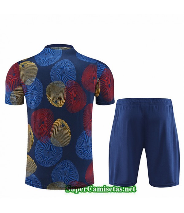 Tailandia Camiseta Kit De Entrenamiento España + Corto Azul 2023 2024 Replicas