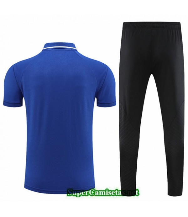Tailandia Camiseta Kit De Entrenamiento Inter Milan Polo Azul 2022 2023 Outlet