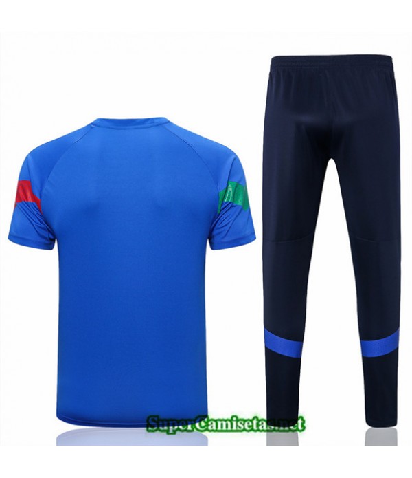 Tailandia Camiseta Kit De Entrenamiento Italia Azul 2022 2023 Baratas