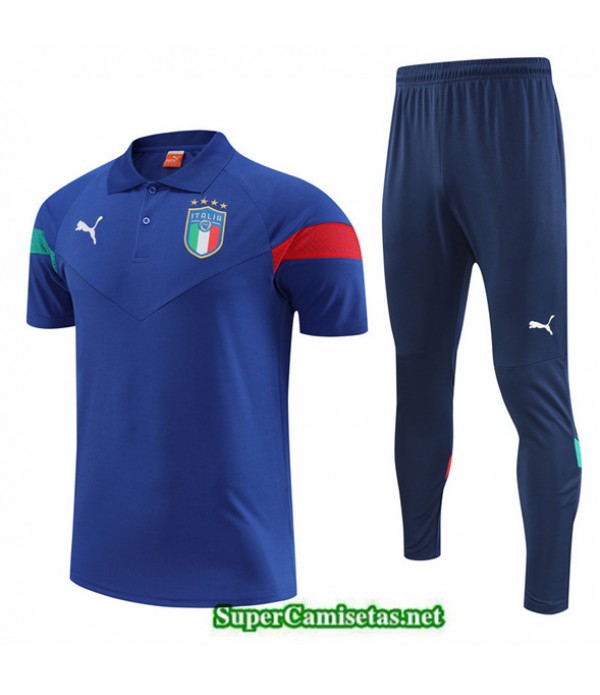 Tailandia Camiseta Kit De Entrenamiento Italia Azul 2022 2023 Online