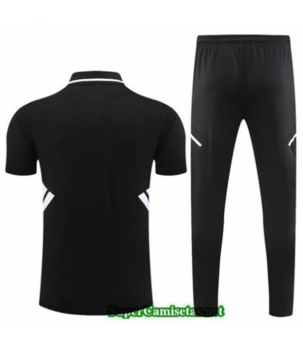 Tailandia Camiseta Kit De Entrenamiento Juventus Polo Negro 2022 2023 Tienda