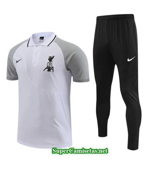 Tailandia Camiseta Kit De Entrenamiento Liverpool Blanco 2022 2023 Online