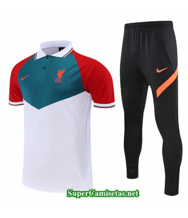 Tailandia Camiseta Kit De Entrenamiento Liverpool Blanco 2022 2023 Replicas