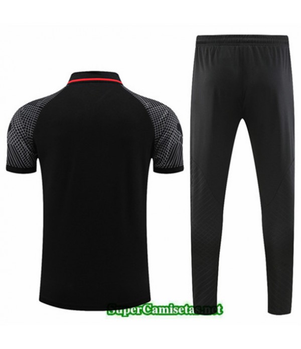 Tailandia Camiseta Kit De Entrenamiento Liverpool Polo Negro 2022 2023 Outlet