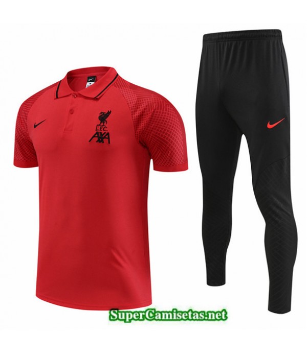 Tailandia Camiseta Kit De Entrenamiento Liverpool Rojo 2022 2023 Tienda