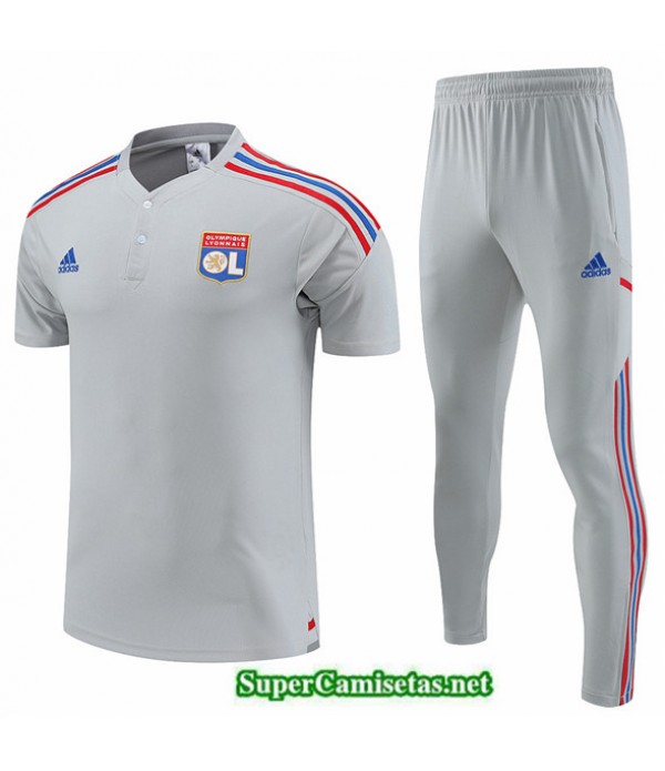 Tailandia Camiseta Kit De Entrenamiento Lyon Gris 2022 2023 Buscar