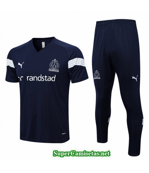 Tailandia Camiseta Kit De Entrenamiento Marsella Azul 2022 2023 Tienda